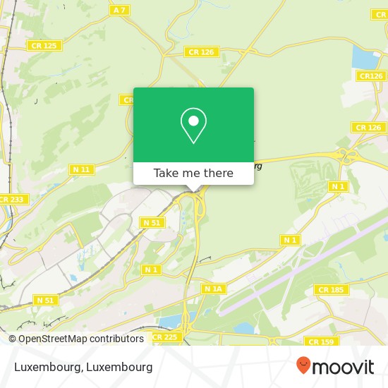 Luxembourg map