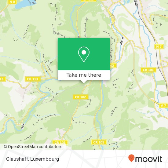 Claushaff map