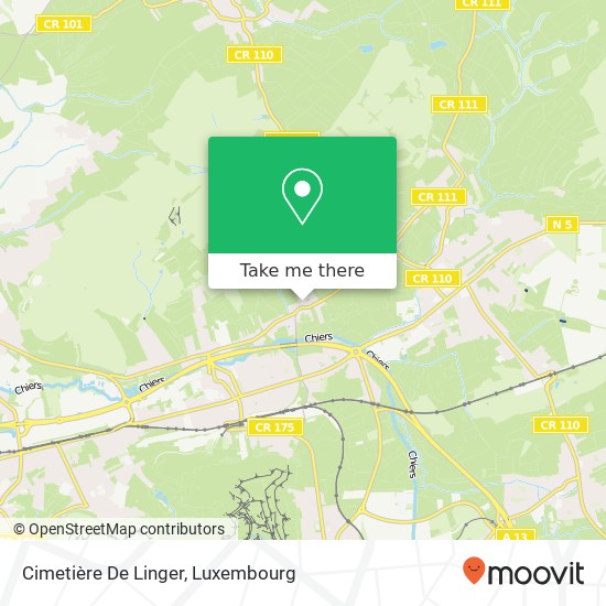 Cimetière De Linger map