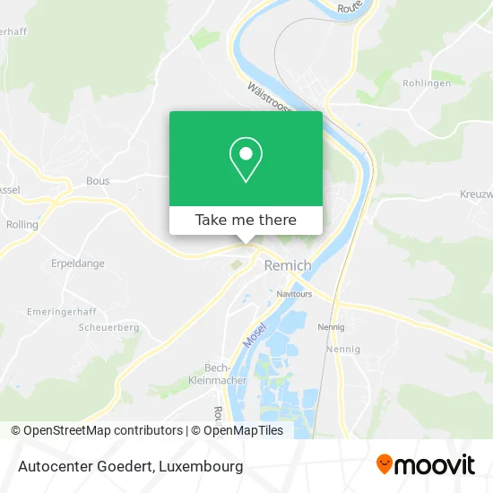 Autocenter Goedert map
