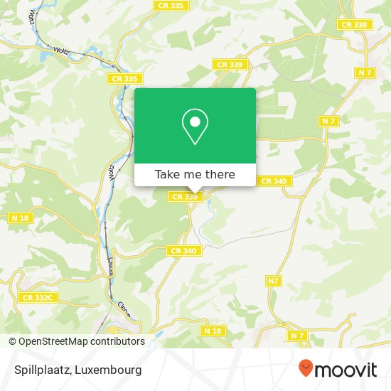 Spillplaatz map