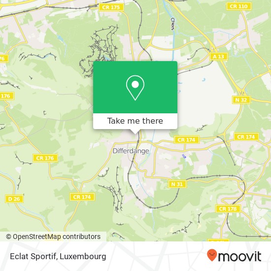 Eclat Sportif map