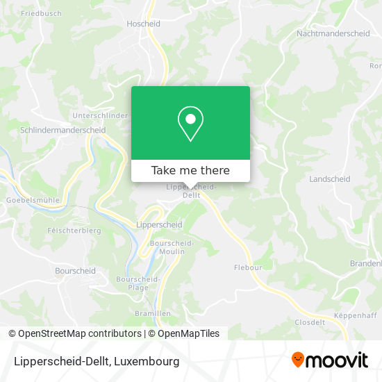 Lipperscheid-Dellt Karte