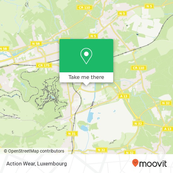 Action Wear map