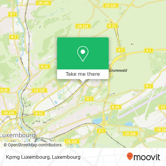 Kpmg Luxembourg map