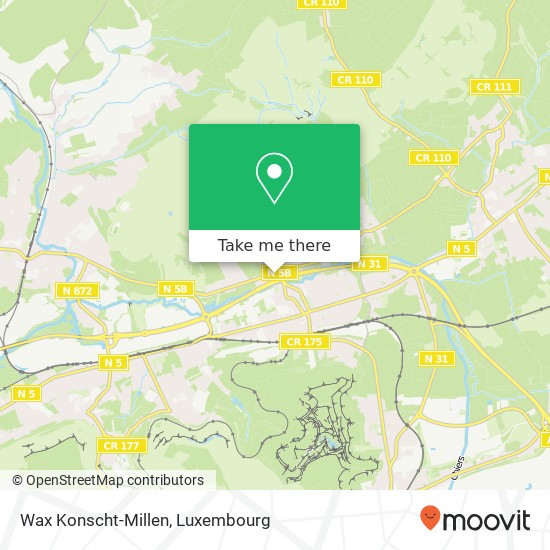 Wax Konscht-Millen map