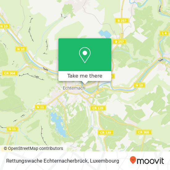 Rettungswache Echternacherbrück map