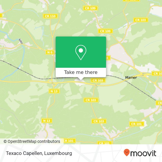 Texaco Capellen map