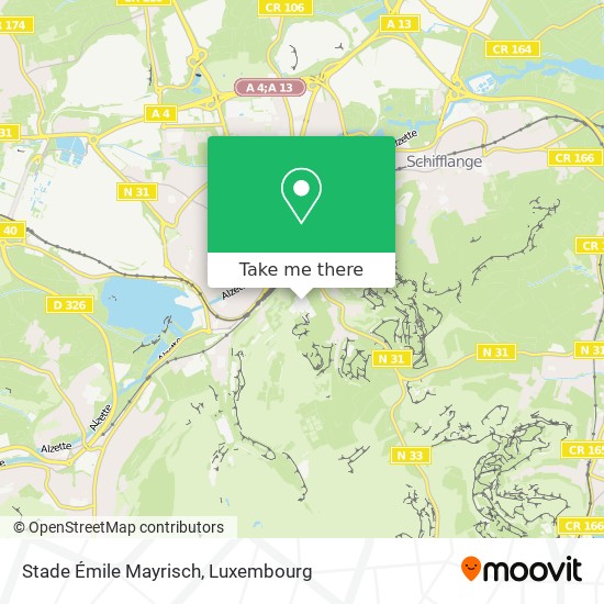 Stade Émile Mayrisch map