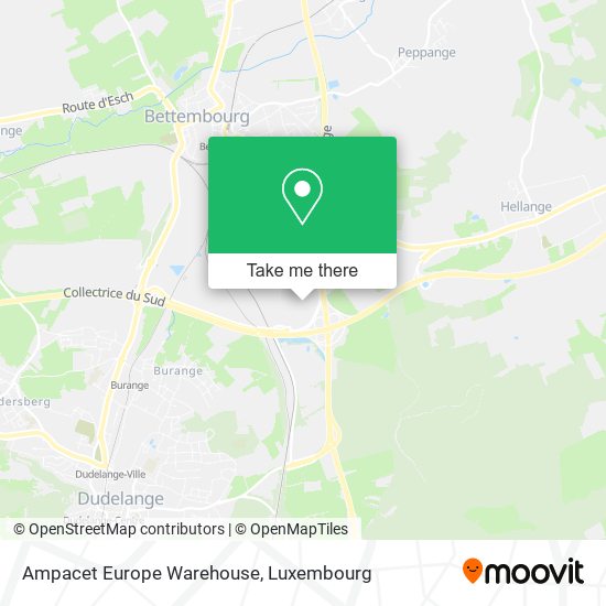 Ampacet Europe Warehouse map