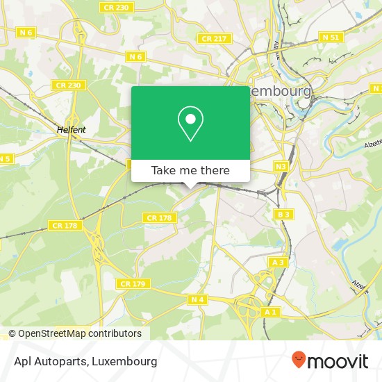 Apl Autoparts map