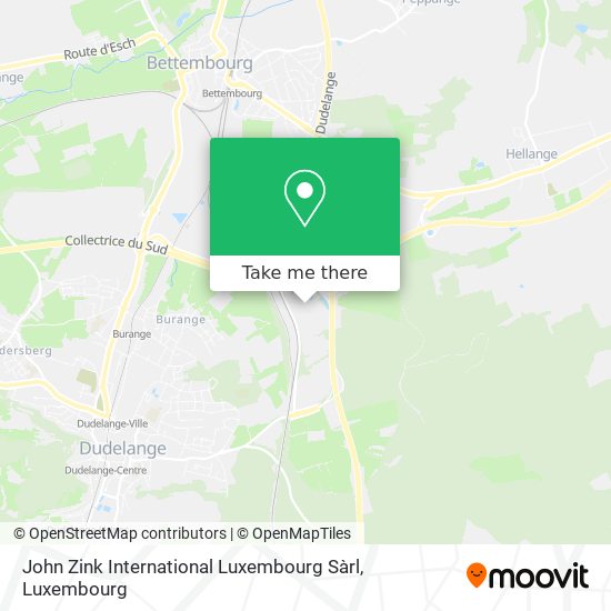 John Zink International Luxembourg Sàrl map