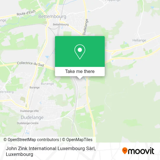 John Zink International Luxembourg Sàrl map