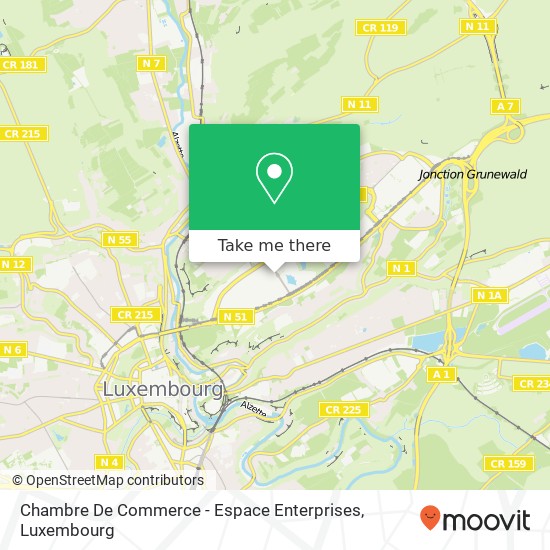 Chambre De Commerce - Espace Enterprises map