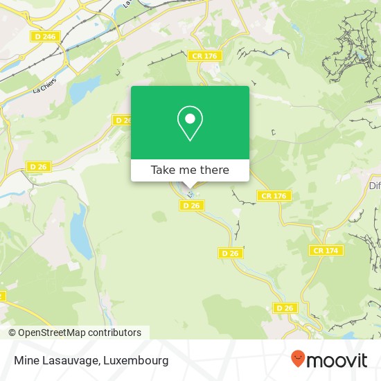 Mine Lasauvage map