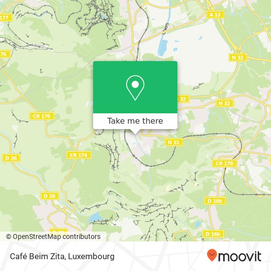 Café Beim Zita map