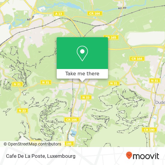 Cafe De La Poste map