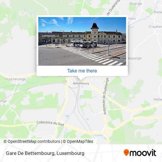 Gare De Bettembourg map