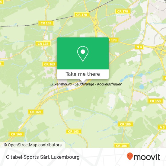Citabel-Sports Sàrl map