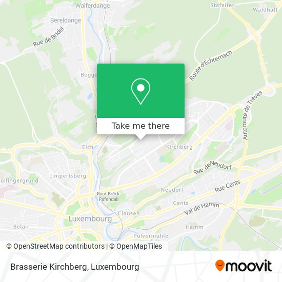 Brasserie Kirchberg map