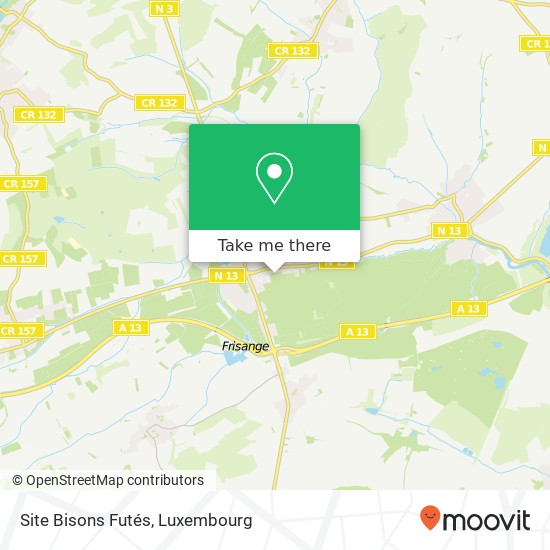Site Bisons Futés map