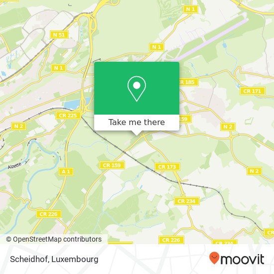 Scheidhof map