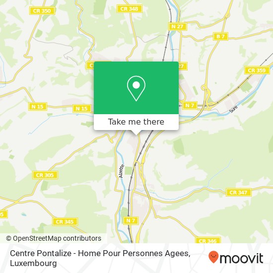 Centre Pontalize - Home Pour Personnes Agees Karte