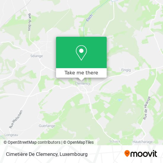 Cimetière De Clemency map