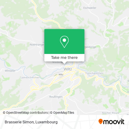 Brasserie Simon map