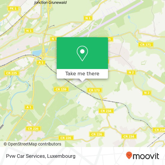 Pvw Car Services map