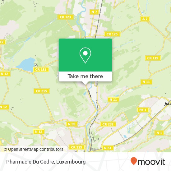 Pharmacie Du Cèdre map