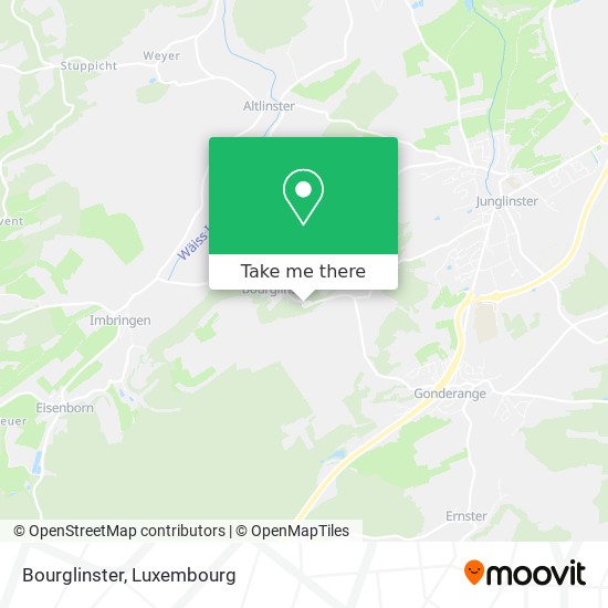 Bourglinster map