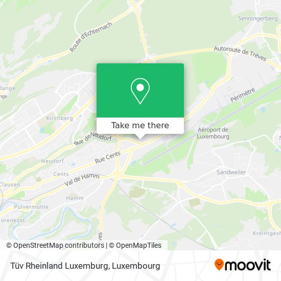 Tüv Rheinland Luxemburg map