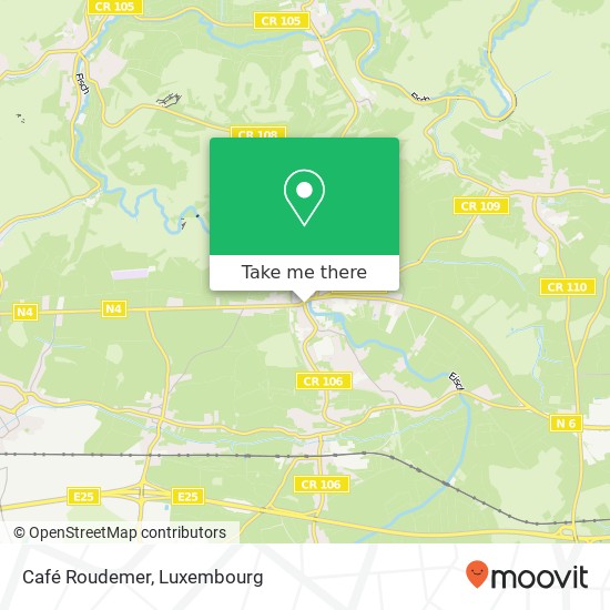Café Roudemer map