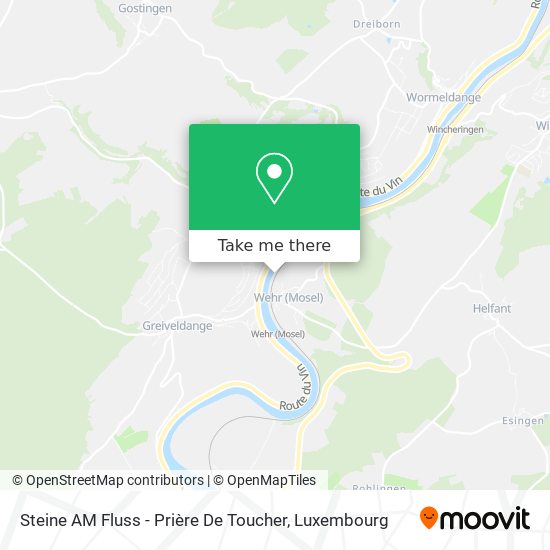 Steine AM Fluss - Prière De Toucher map