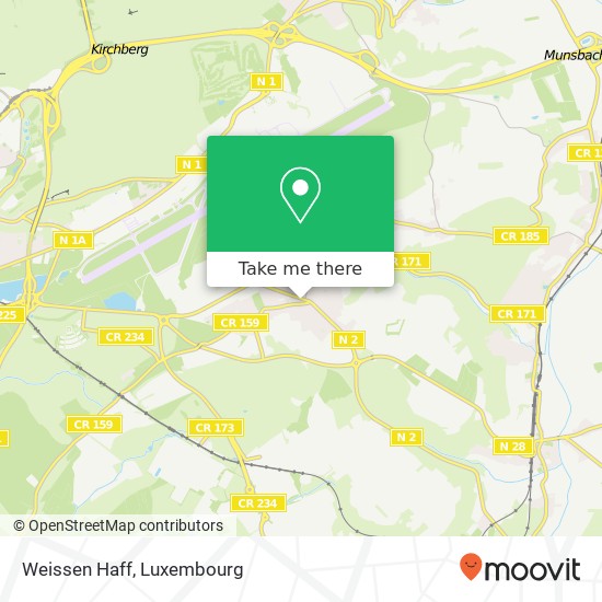 Weissen Haff map