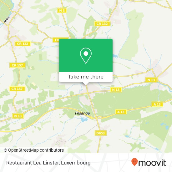Restaurant Lea Linster map