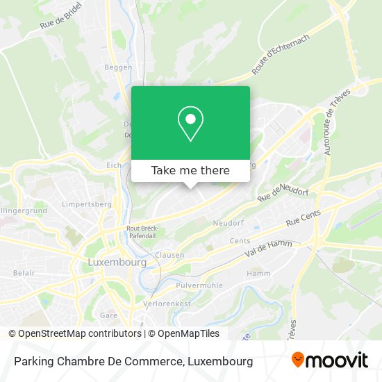 Parking Chambre De Commerce map