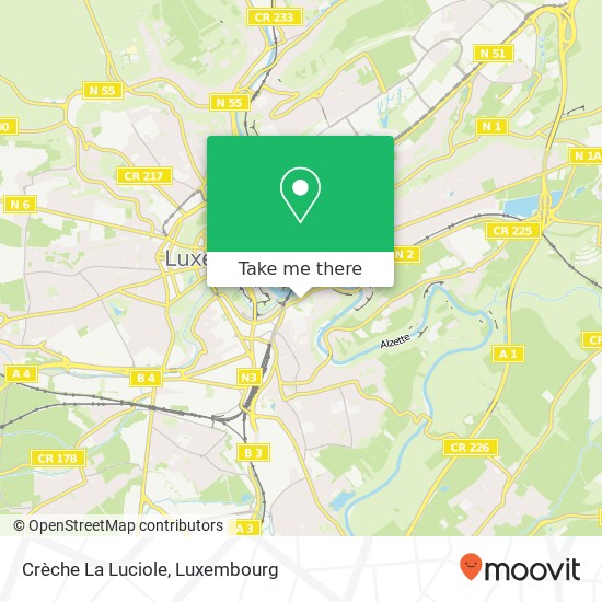 Crèche La Luciole map
