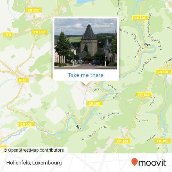 Hollenfels map