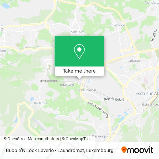 Bubble'N'Lock Laverie - Laundromat Karte