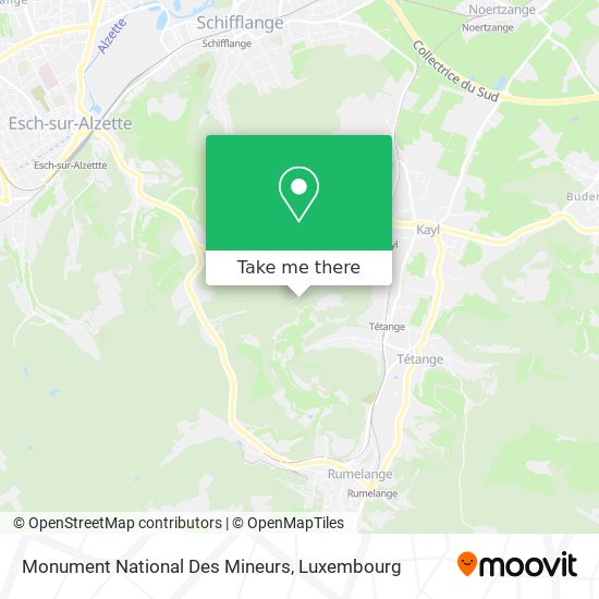 Monument National Des Mineurs map