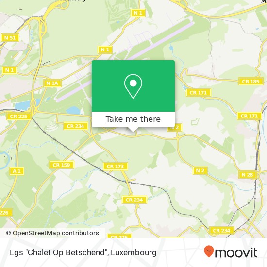 Lgs "Chalet Op Betschend" map