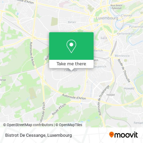 Bistrot De Cessange map