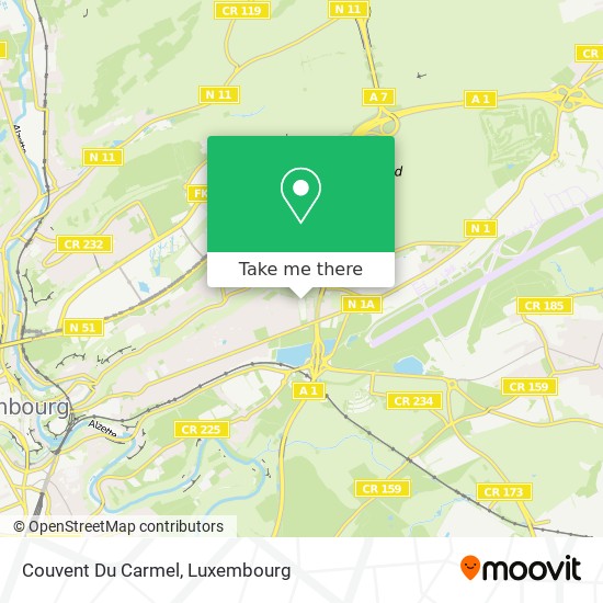 Couvent Du Carmel map