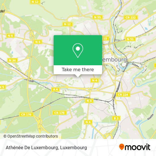 Athénée De Luxembourg map