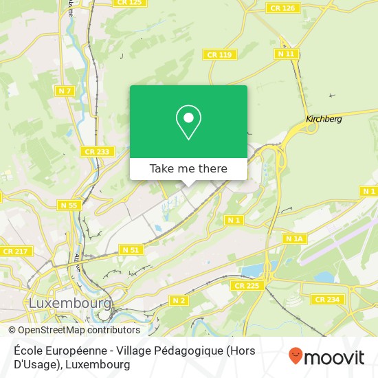 École Européenne - Village Pédagogique (Hors D'Usage) map