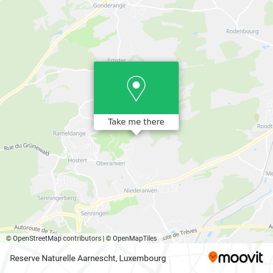 Reserve Naturelle Aarnescht map