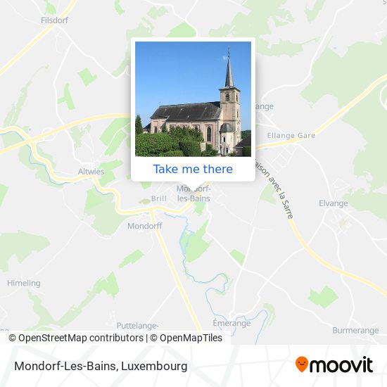 Mondorf-Les-Bains Karte