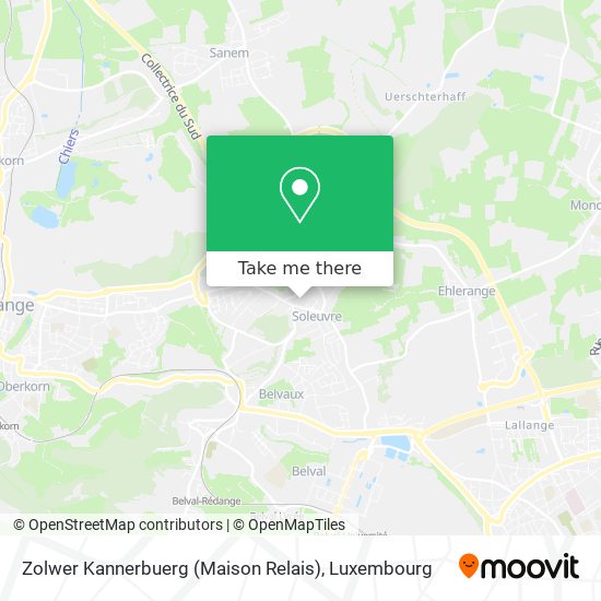 Zolwer Kannerbuerg (Maison Relais) Karte